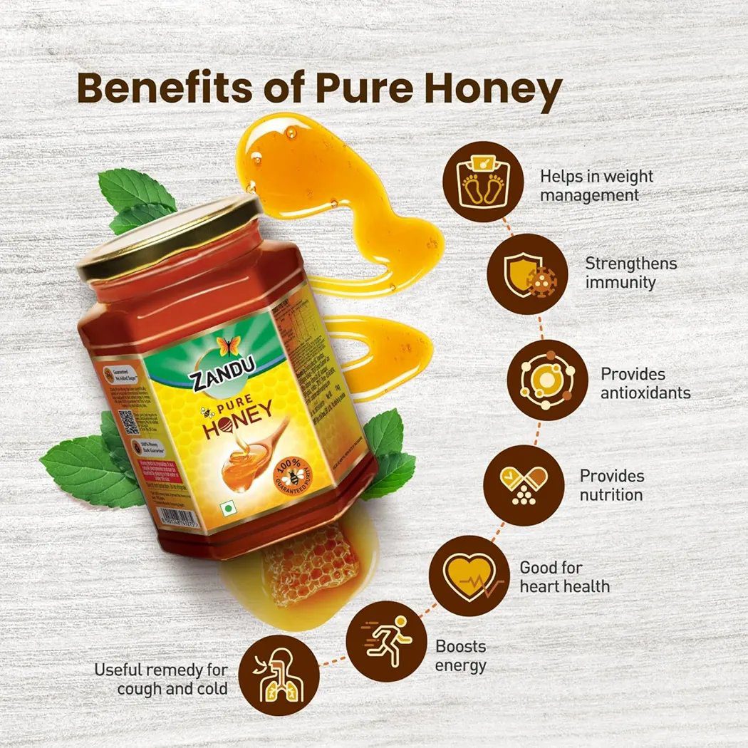 Zandu Pure Honey - 1KG
