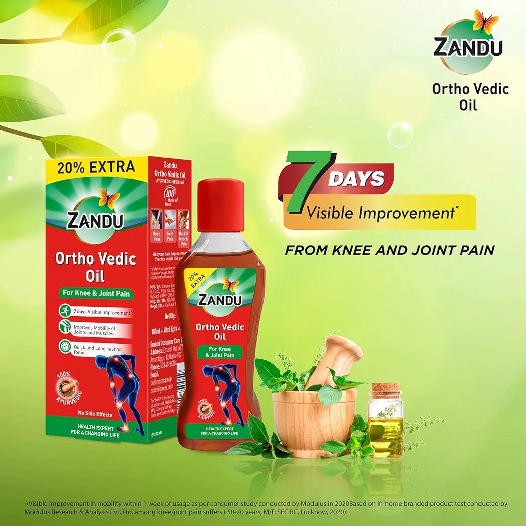 Zandu Ortho Vedic Oil - 120ml