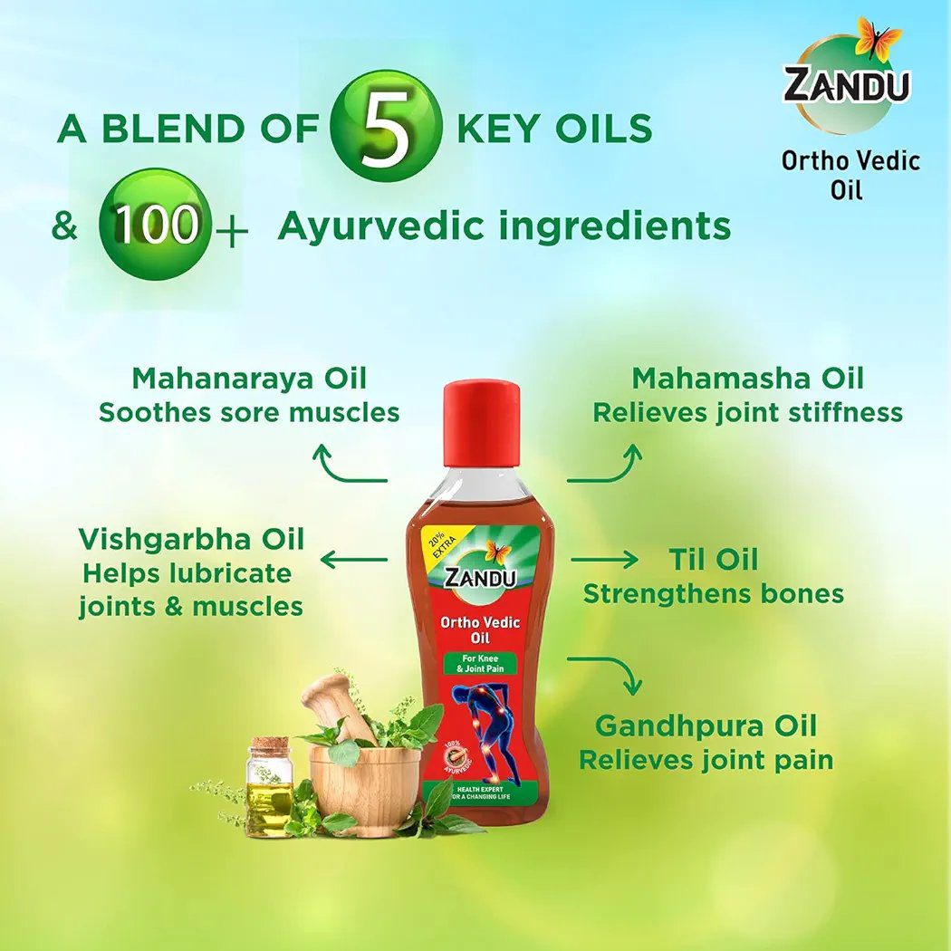 Zandu Ortho Vedic Oil - 120ml