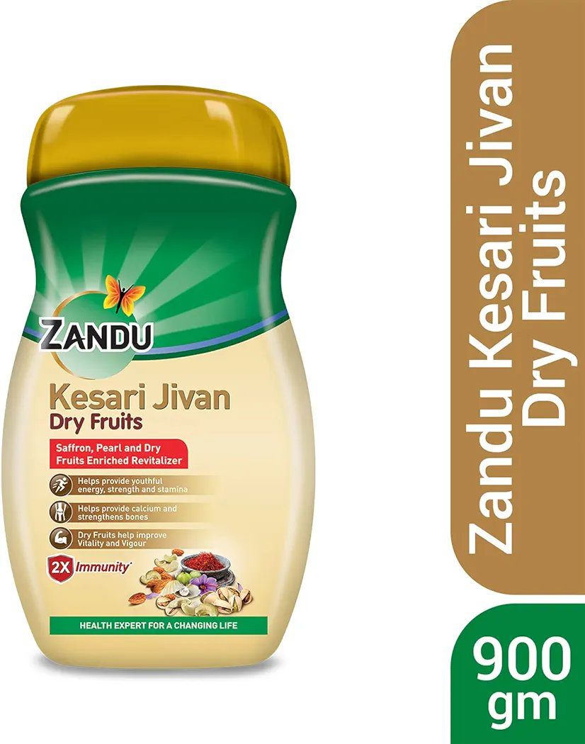 Zandu Kesari Jivan Dry Fruits Chyawanprash - 900g