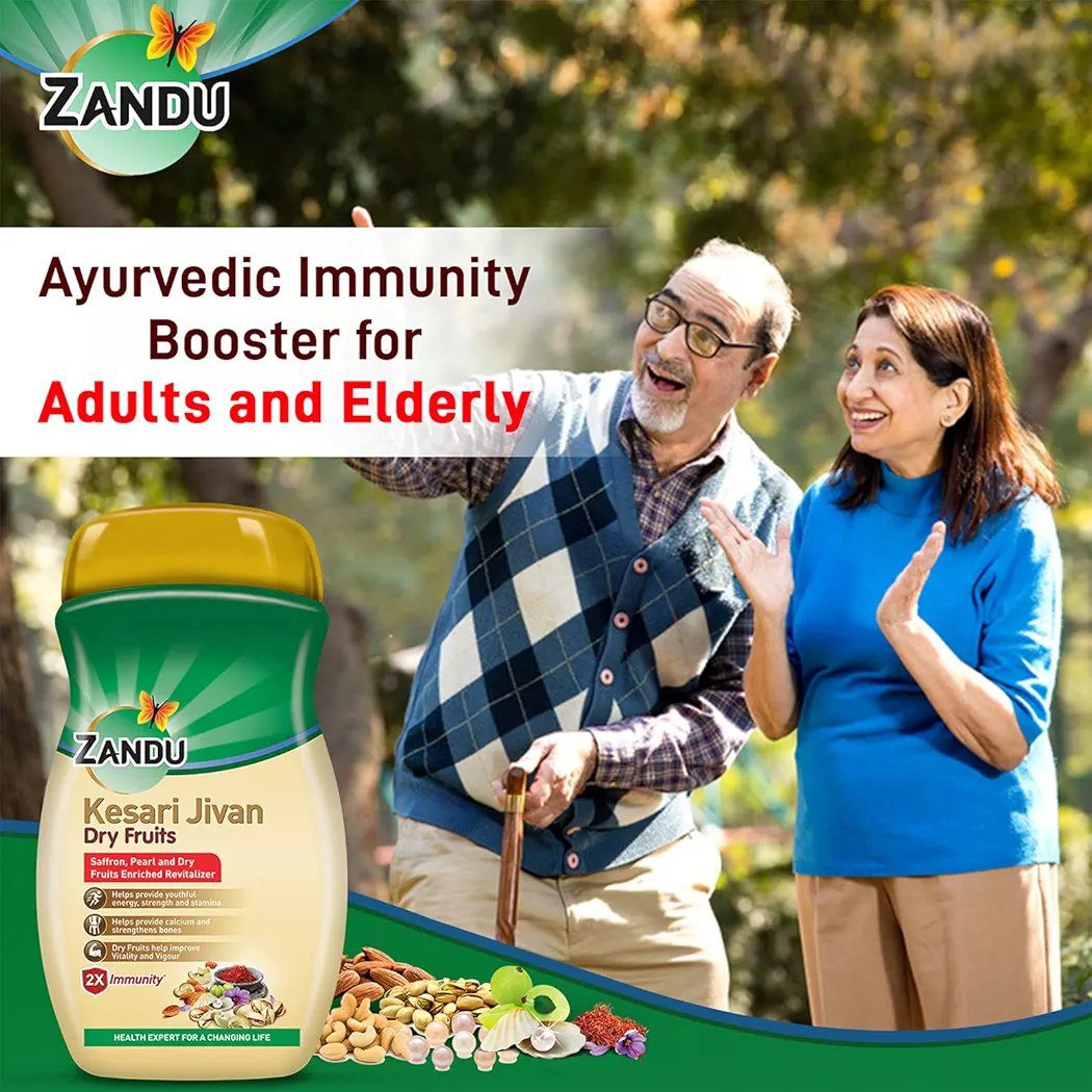 Zandu Kesari Jivan Dry Fruits Chyawanprash - 900g