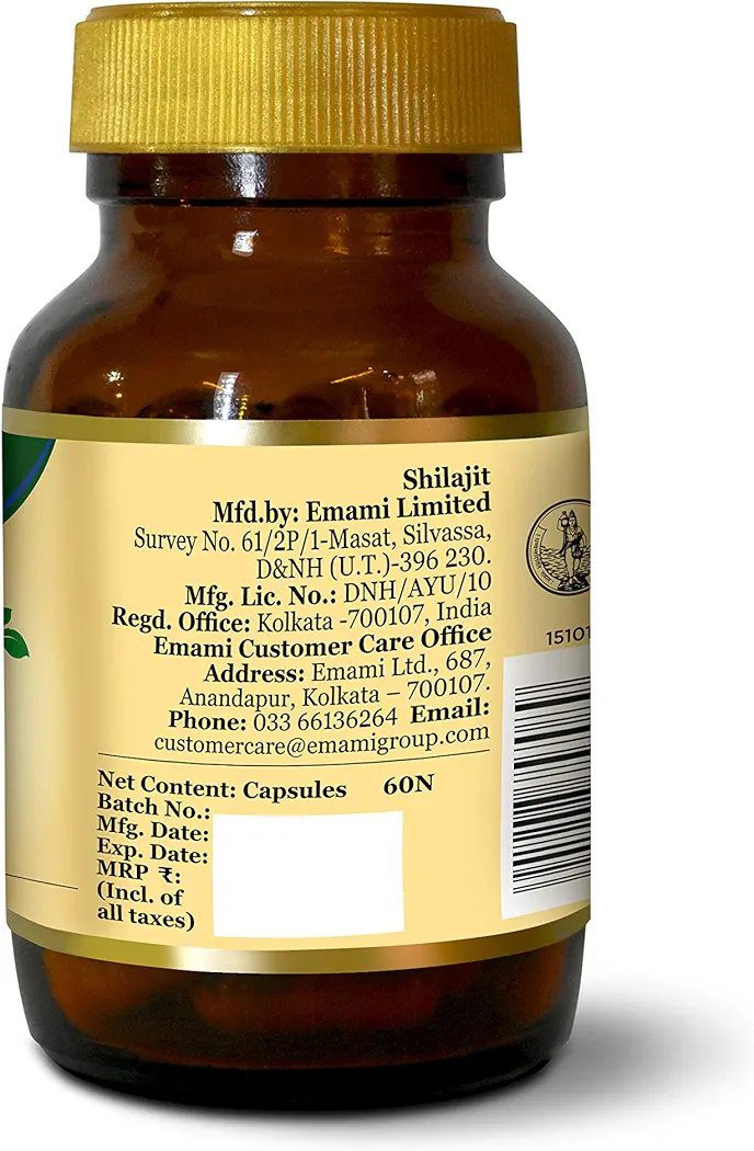 Zandu Shilajit Capsules- (60 Caps)