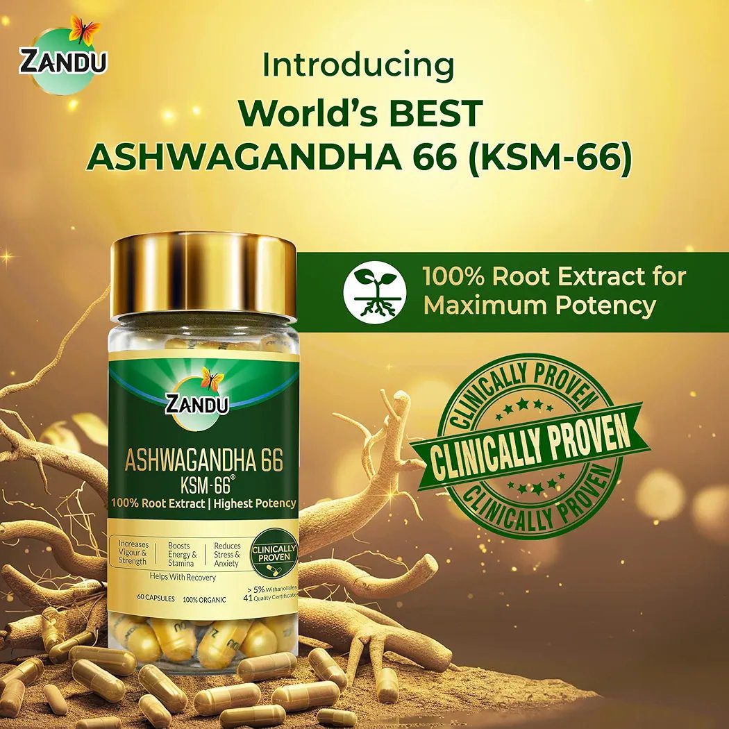 Zandu Ashwagandha KSM-66 Tablets