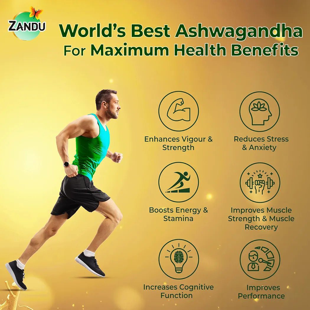 Zandu Ashwagandha KSM-66 Tablets