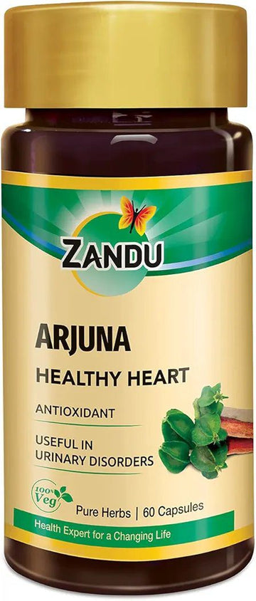 Zandu Arjuna Capsules - Pack of 60 Veg capsules