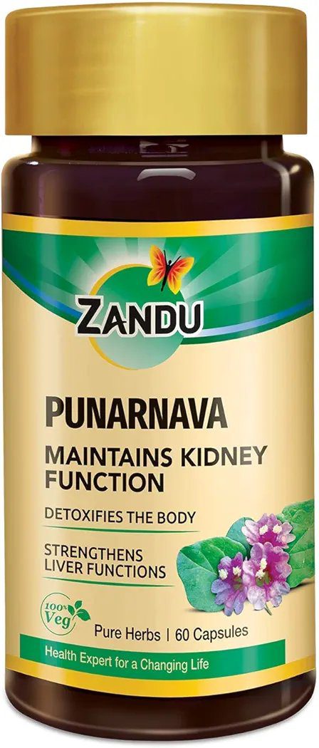 Zandu Punarnava Capsules - 60 Veg capsules