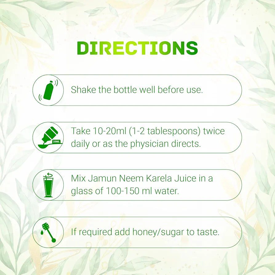 Dabur Jamun Neem Karela Juice - 1L