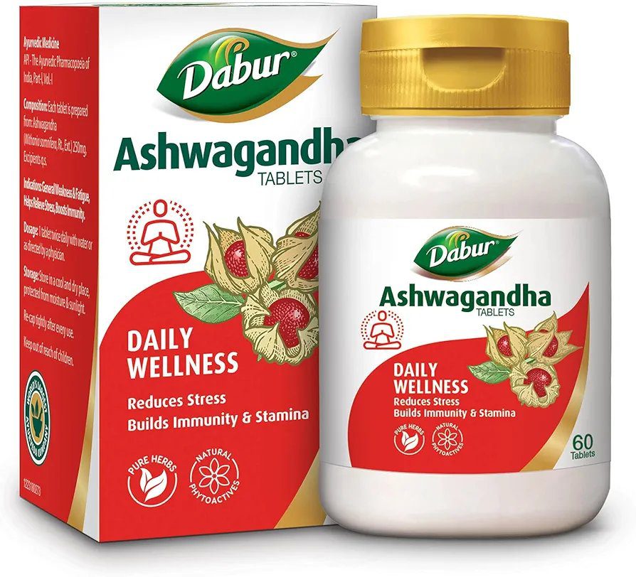 Dabur Ashwagandha Tablets - 60 tabs