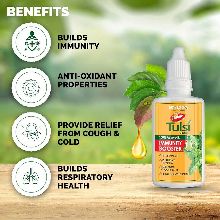 Dabur Tulsi Drops : 30ml