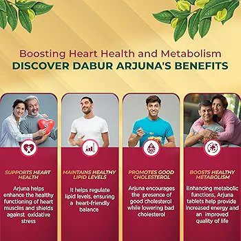 DABUR Arjuna Tablets - 60 Tabs