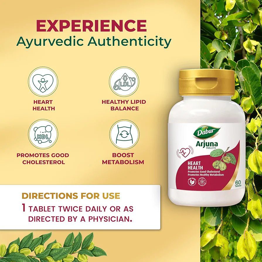 DABUR Arjuna Tablets - 60 Tabs