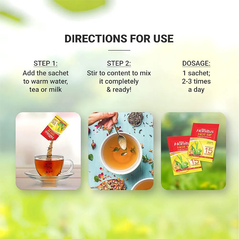 Dabur Honitus Hot Sip - 30 Sachets