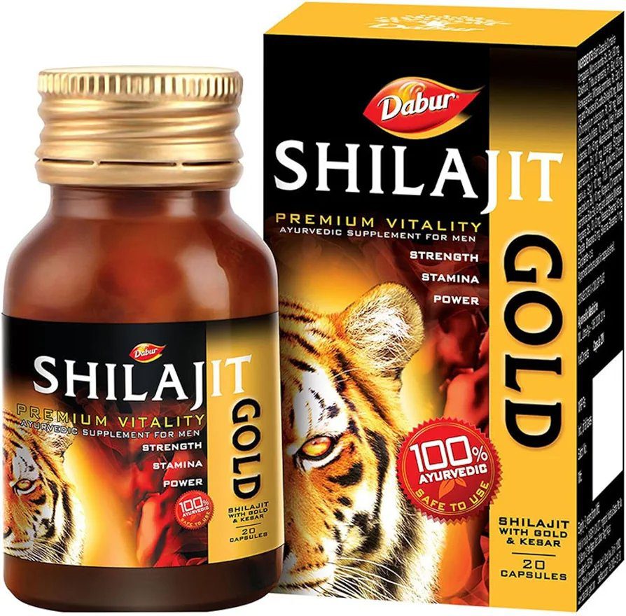 Dabur Shilajit Gold - 20 Capsules