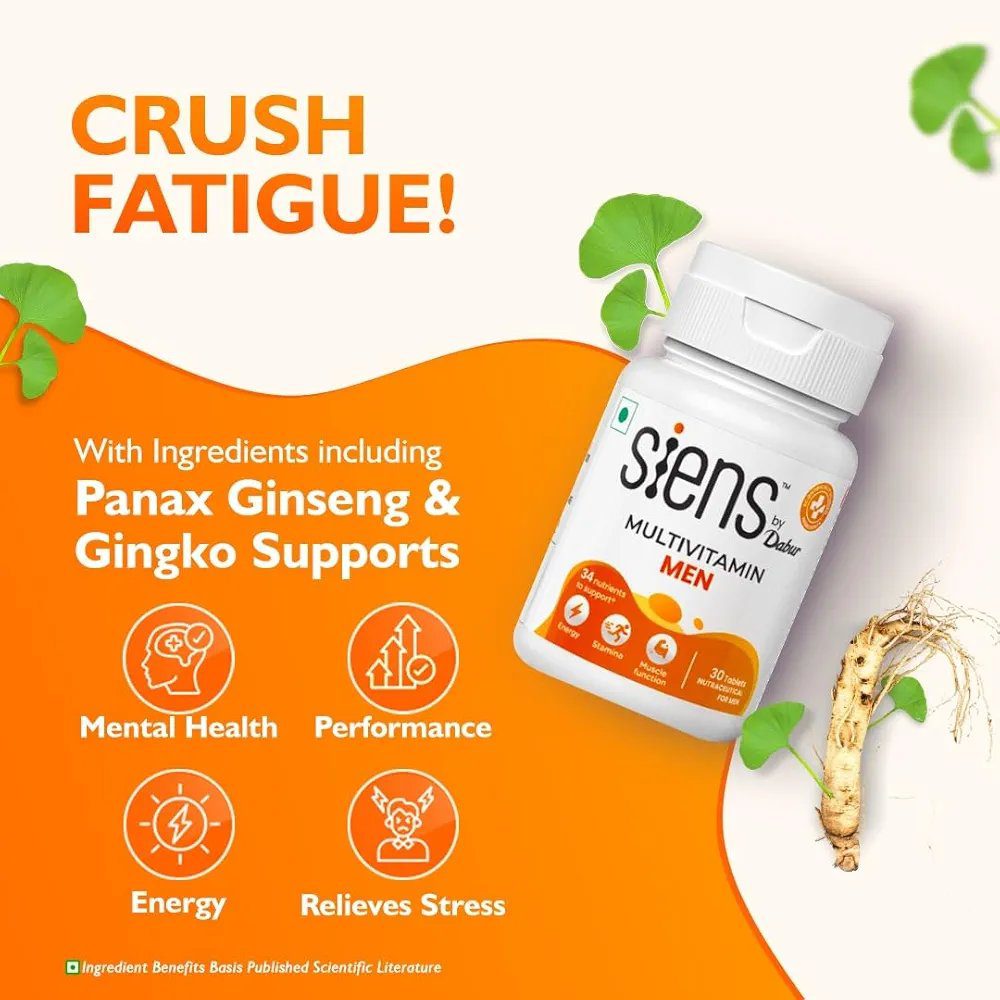 Siens By Dabur Multivitamin for Men-30 tablets