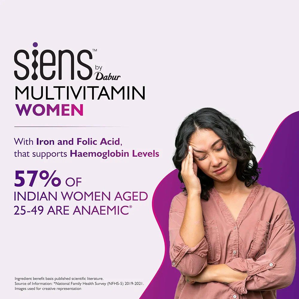 Siens By Dabur Multivitamin for Women-30 capsules
