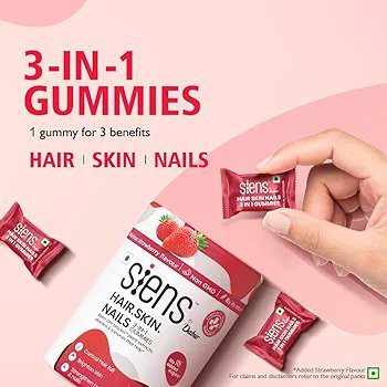 Siens By Dabur Hair, Skin &amp; Nails (3 in 1 Gummies) - 30 pieces