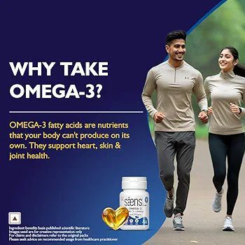 Siens By Dabur Omega-3 Fish Oil Capsules 3000mg - 30 softgels