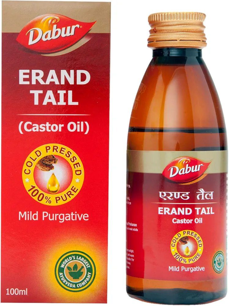 Dabur Erand Tail Pure Cold Pressed Castor Oil - 100 Ml