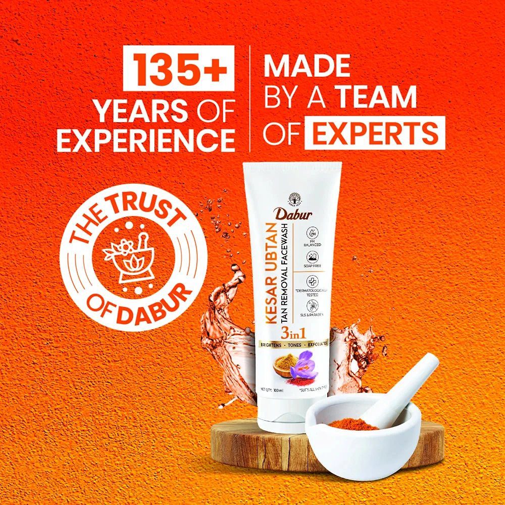 DABUR Kesar Ubtan Face Wash-100Ml