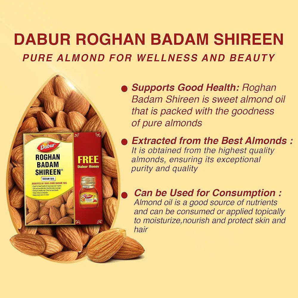 Dabur Roghan Badam Shireen - 50 ml