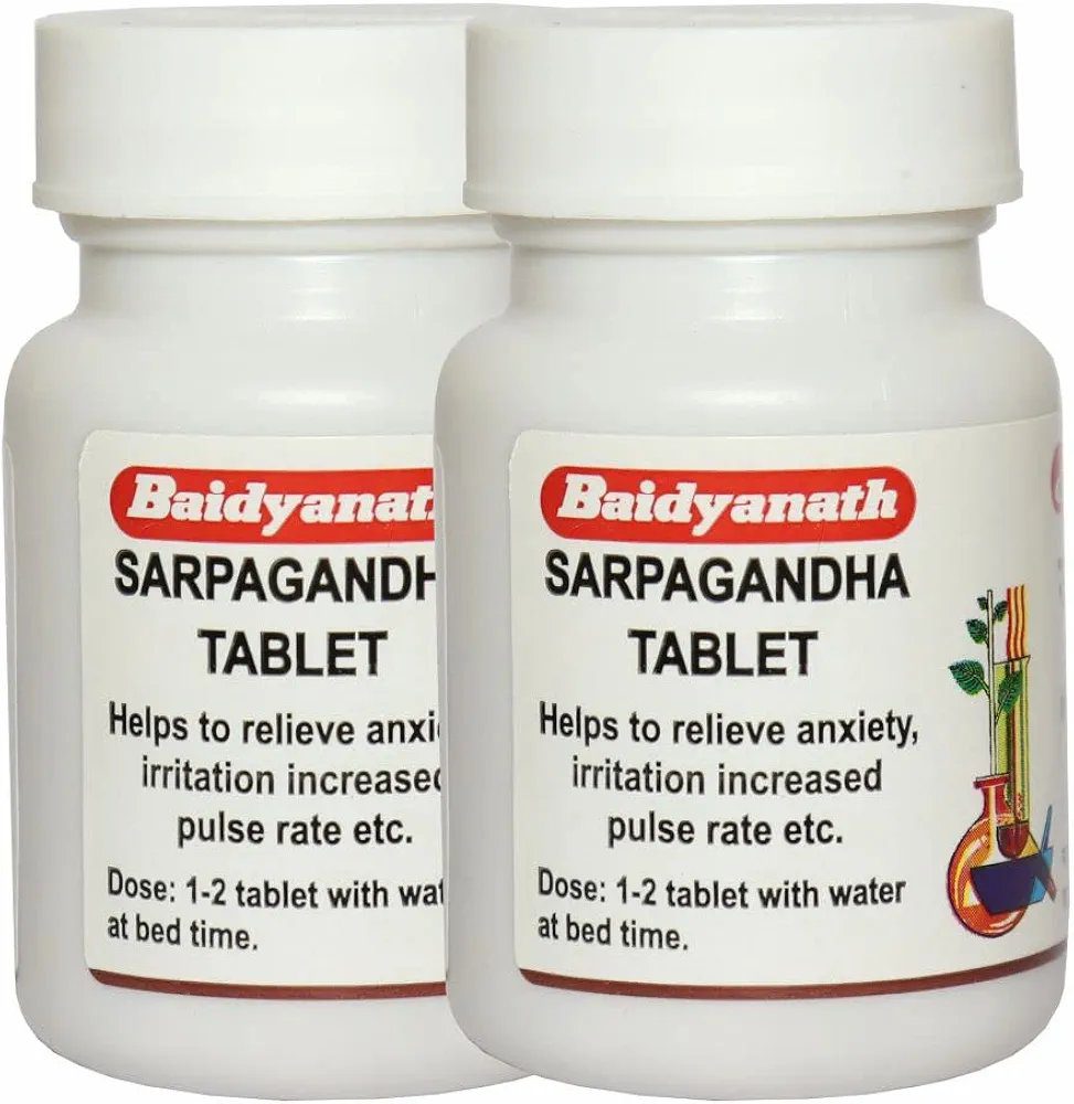 Baidyanath Sarpagandha Tablet-50 Tab (Pack Of 2)