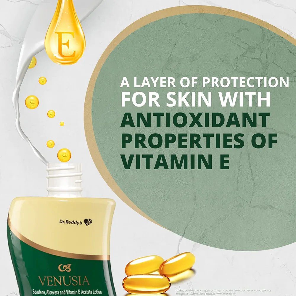 Venusia Dr Reddy'S I Moisturizing Lotion I Enriched With Vitamin E, Aloe Vera &amp; Squalene, 200Ml