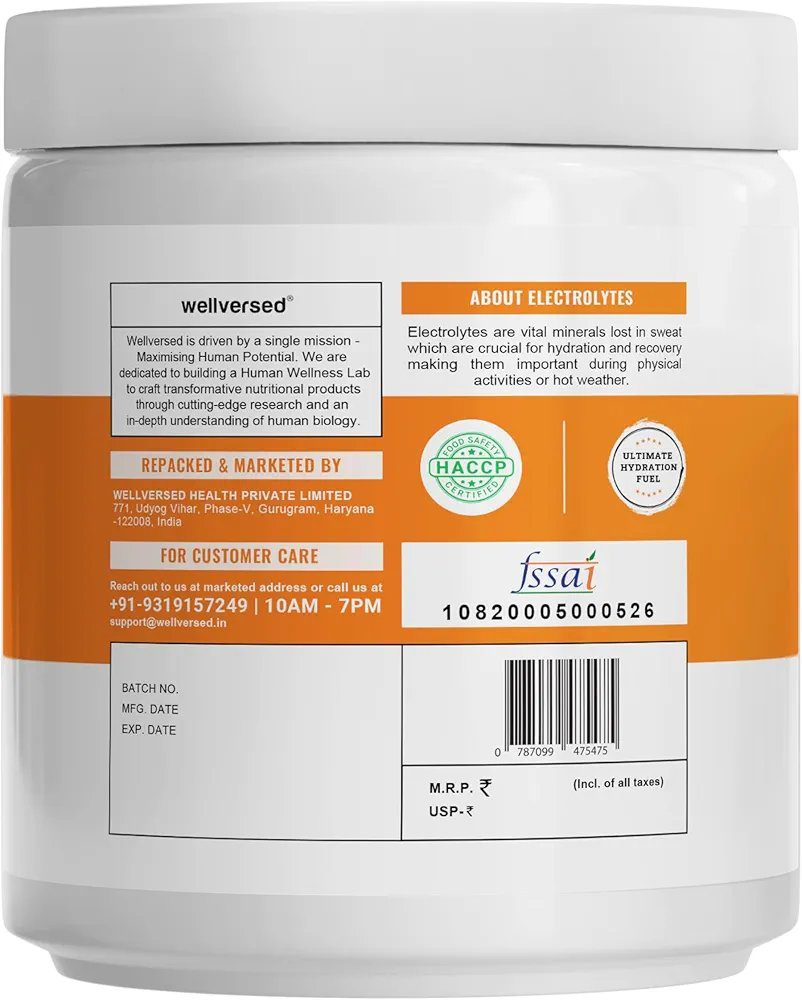 KETOFY Wellcore - Electrolytes (200g) | Orange