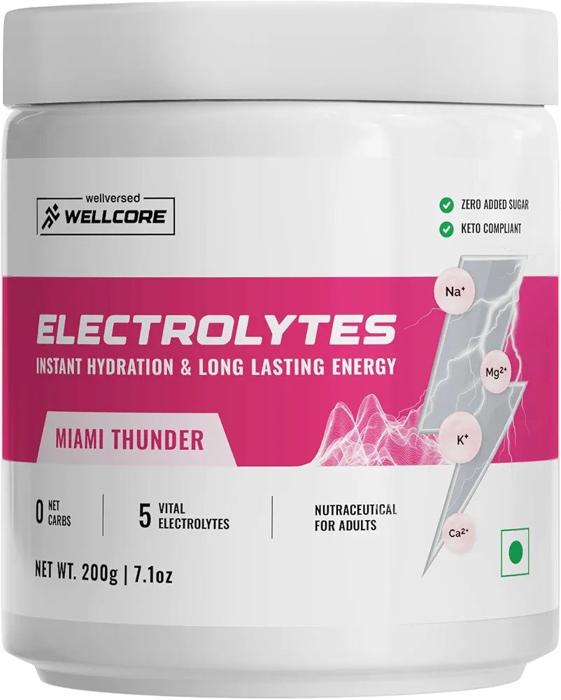 Wellcore - Electrolytes (Miami Thunder,200 G)