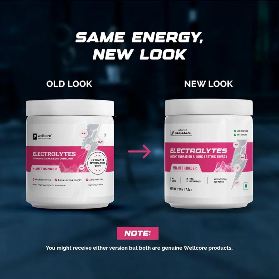 Wellcore - Electrolytes (Miami Thunder,200 G)