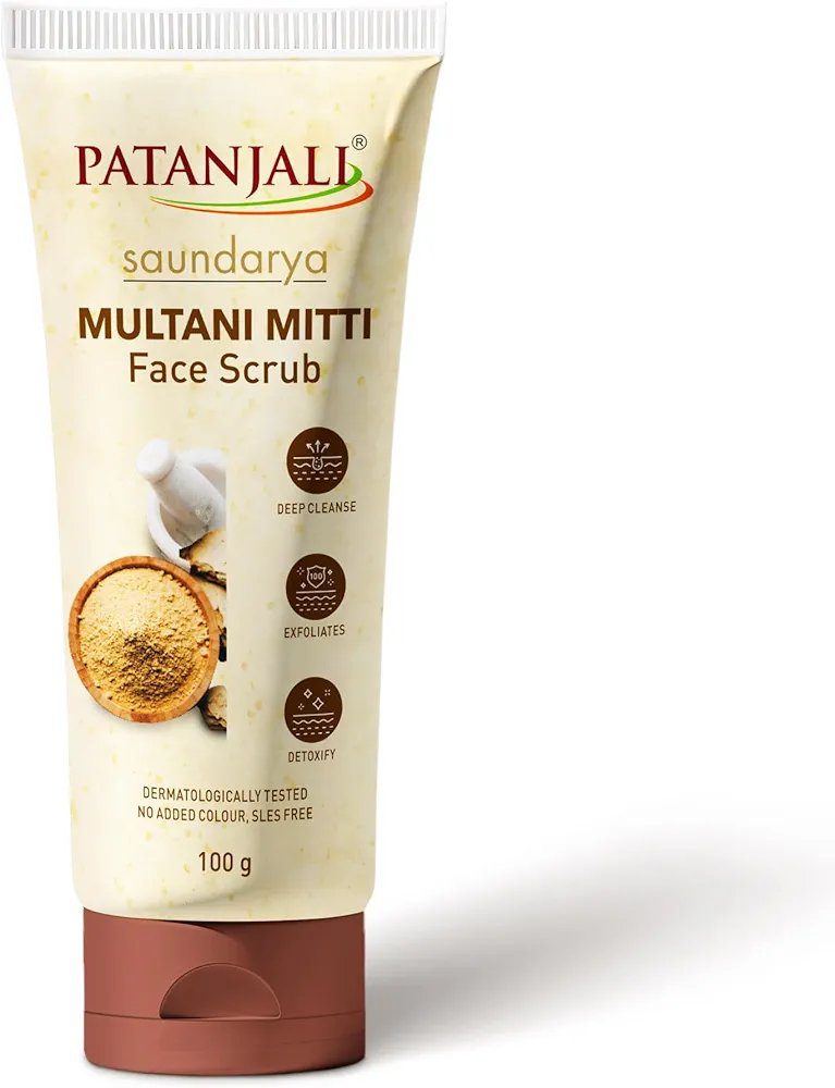 Patanjali Saundarya Multani Mitti Face Scrub 100g