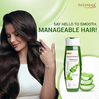 Patanjali Kesh Kanti Aloevera Hair Cleanser 180ML