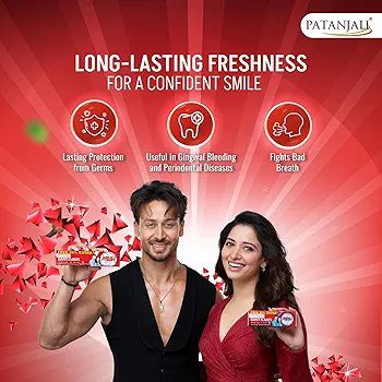 Patanjali Dant Kanti Fresh Active Gel Toothpaste 300g