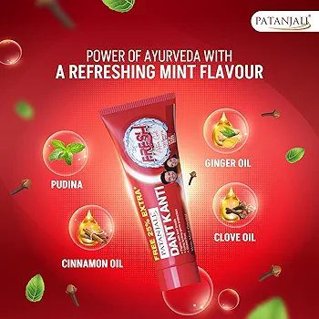 Patanjali Dant Kanti Fresh Active Gel Toothpaste 300g