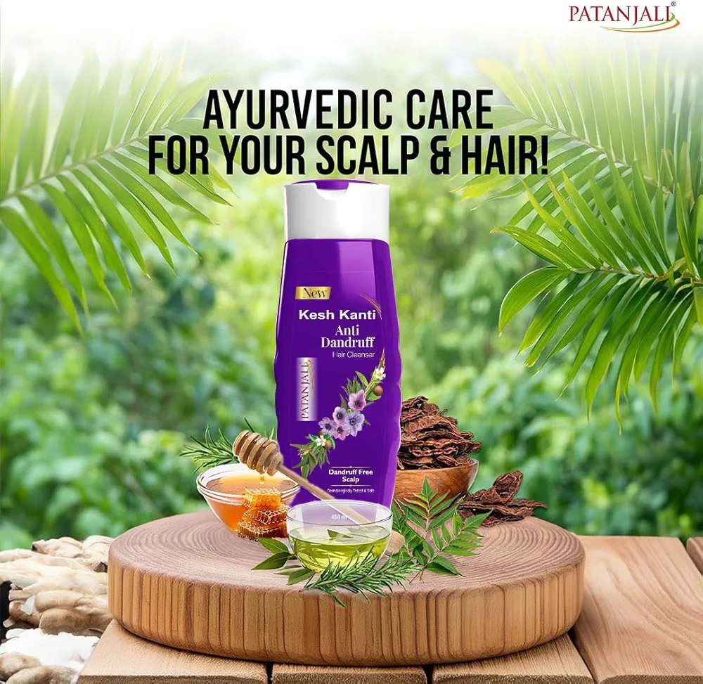 Patanjali Kesh Kanti Anti Dandruff Hair Cleanser 180ML