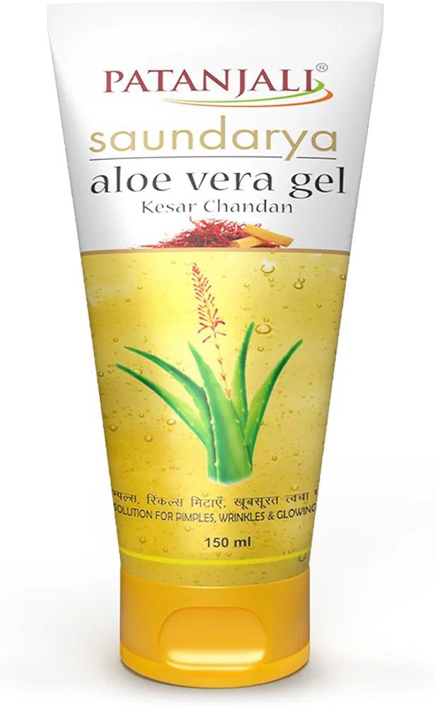 Patanjali Saundarya Aloevera Gel Kesar Chandan 150ml