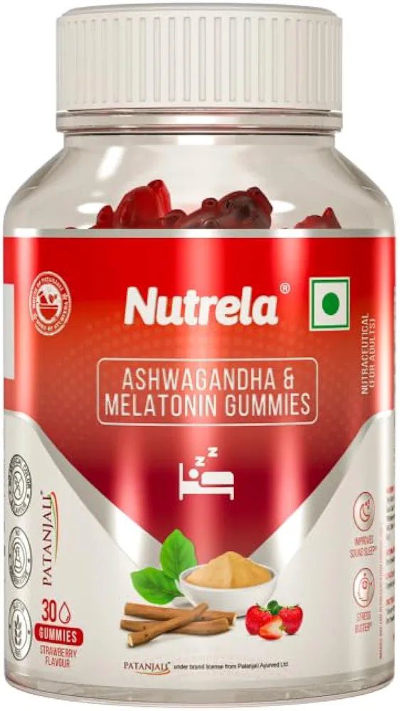 Nutrela Patanjali Ashwagandha 30 Gummies