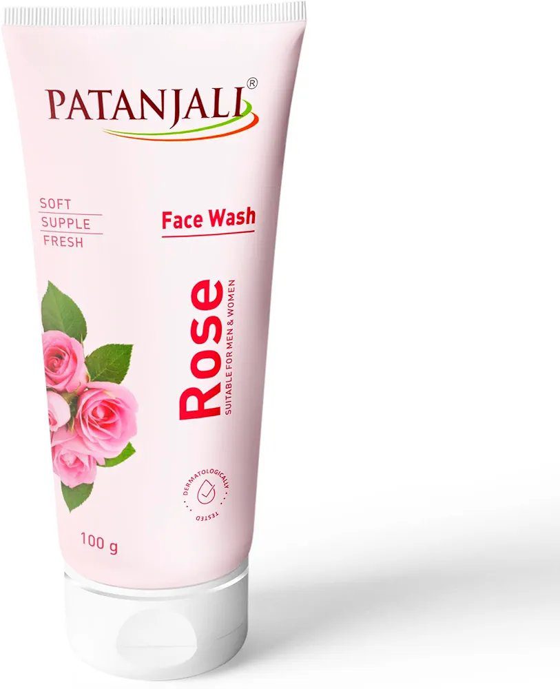 Patanjali Rose Face Wash 100g