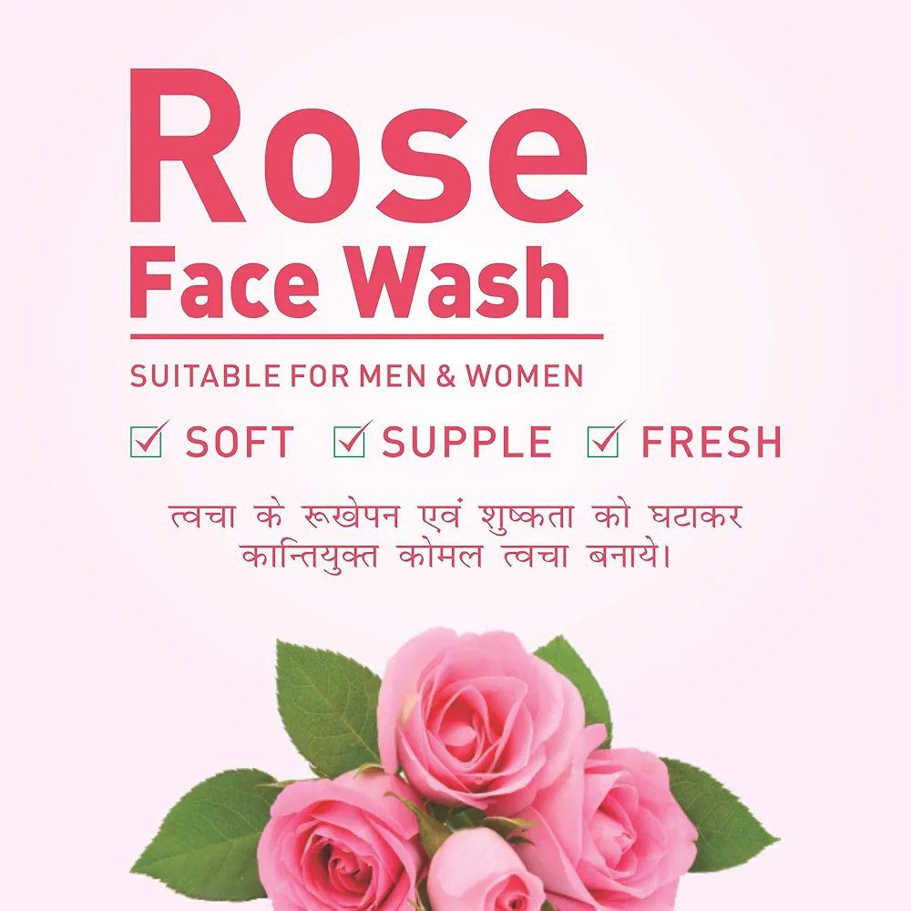 Patanjali Rose Face Wash 100g