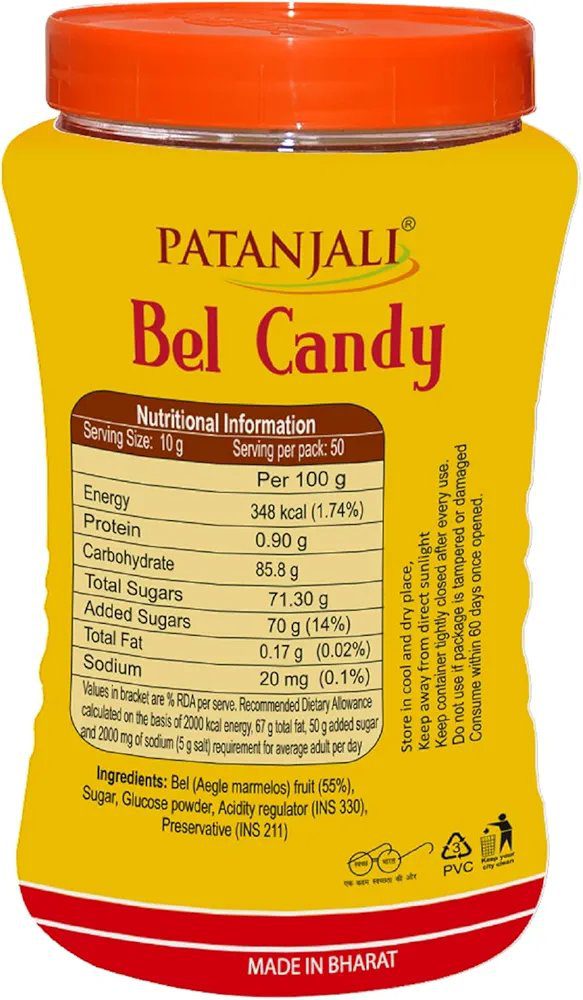 Patanjali Bel Candy 500gm