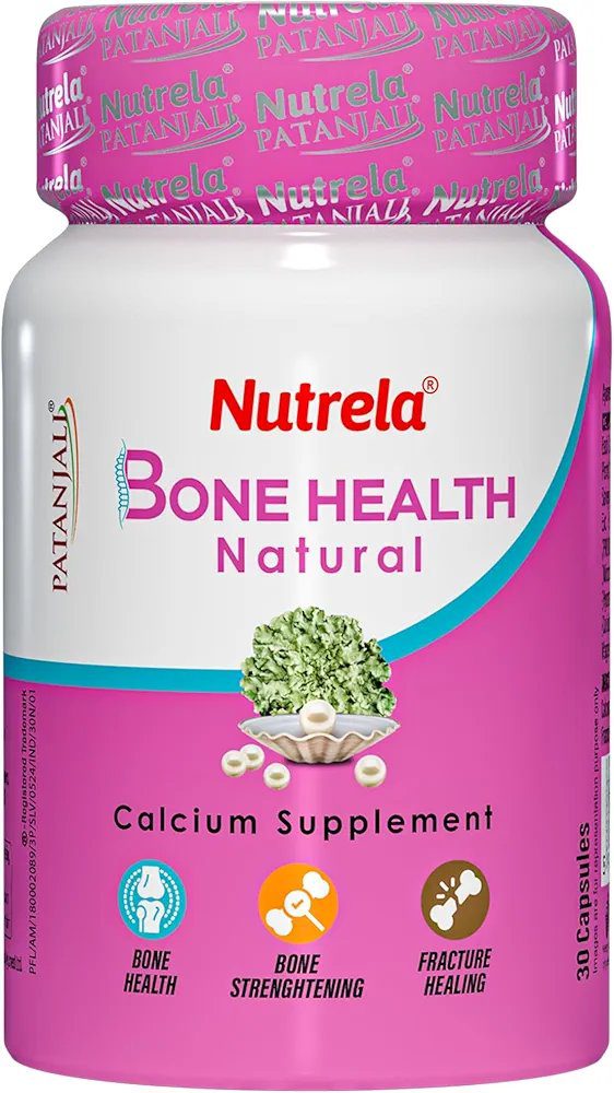 NUTRELA Patanjali Bone Health Calcium Supplement - 30 Capsules