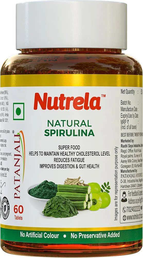 Nutrela Nutrition Spirulina Tablets 60