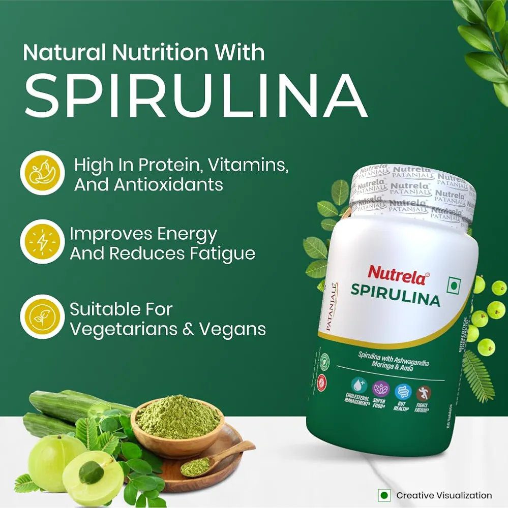 Nutrela Nutrition Spirulina Tablets 60