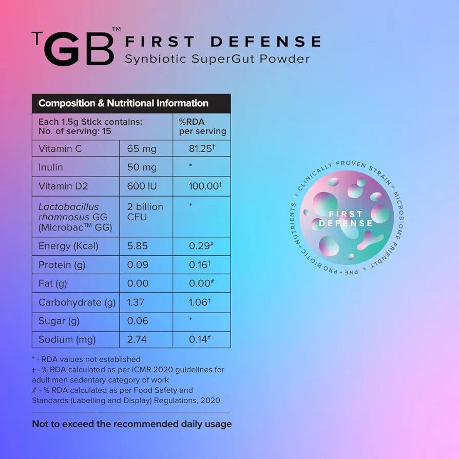 The Good Bug First Defense SuperGut Powder