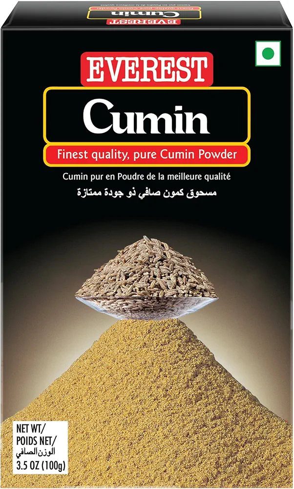 Everest Cumin Powder, Carton, 100 Gram