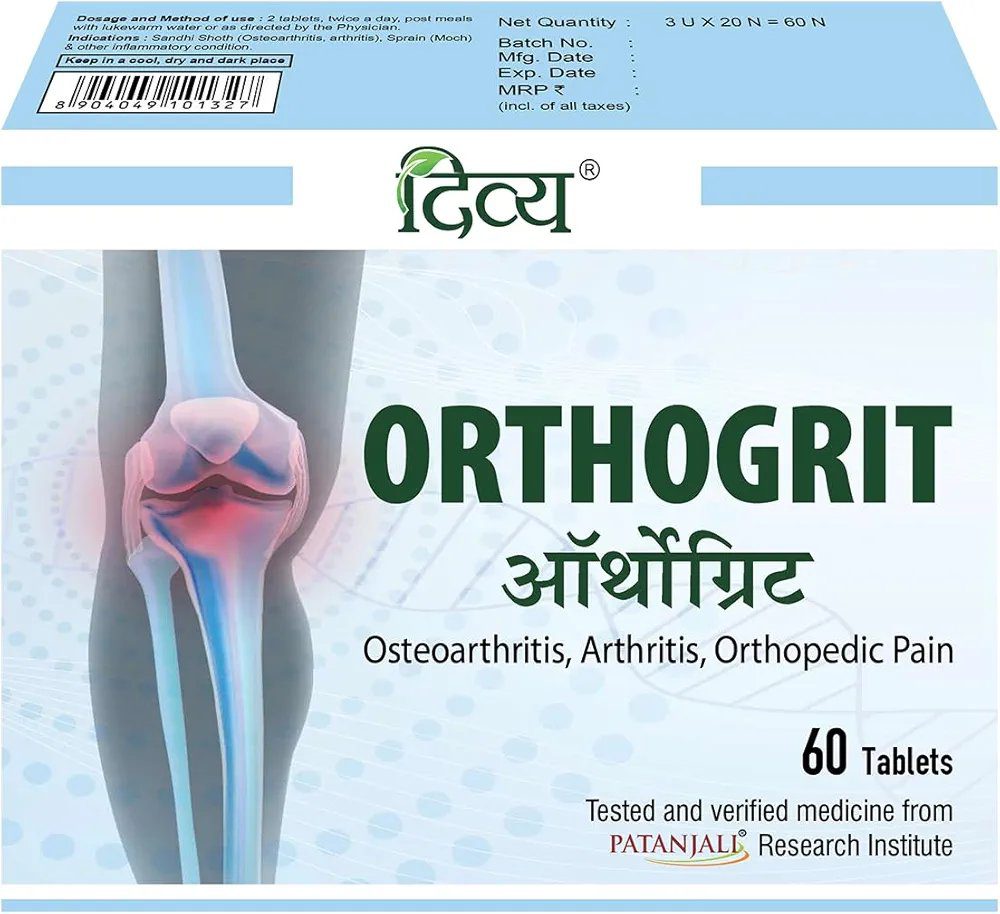 PATANJALI DIVYA ORTHOGRIT TABLET 60 N