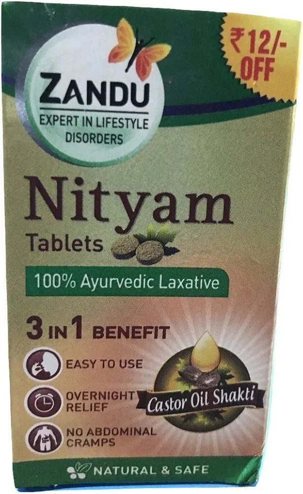 Zandu Nityam Tablets 12 - pack of 5