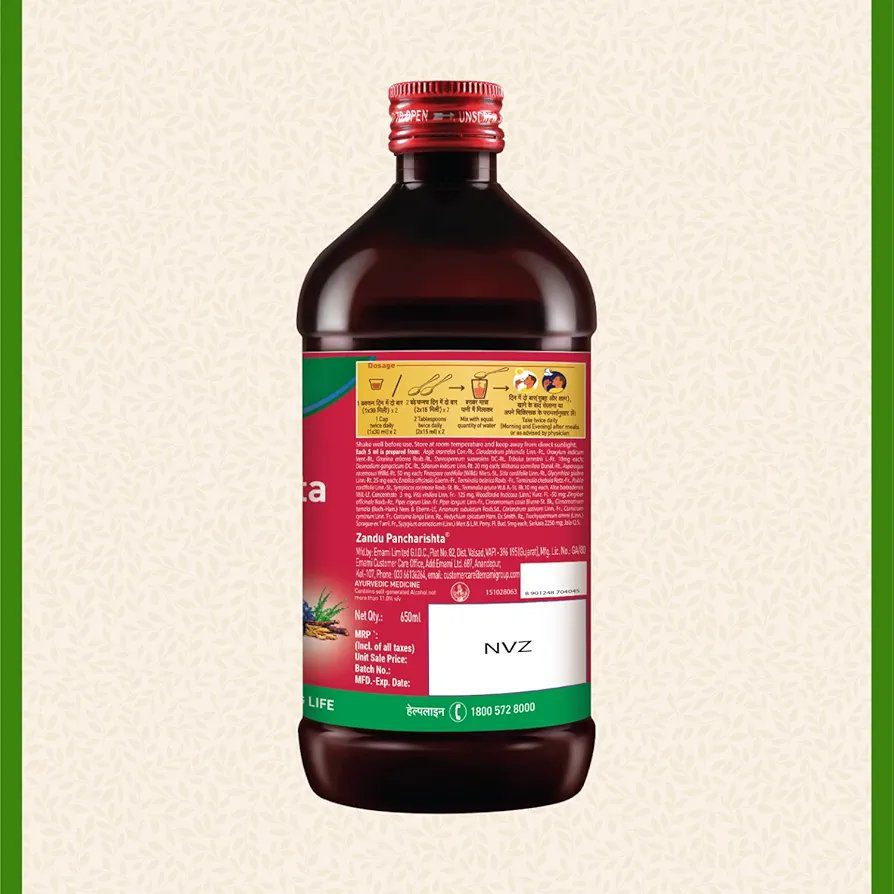Zandu Pancharishta 650ml