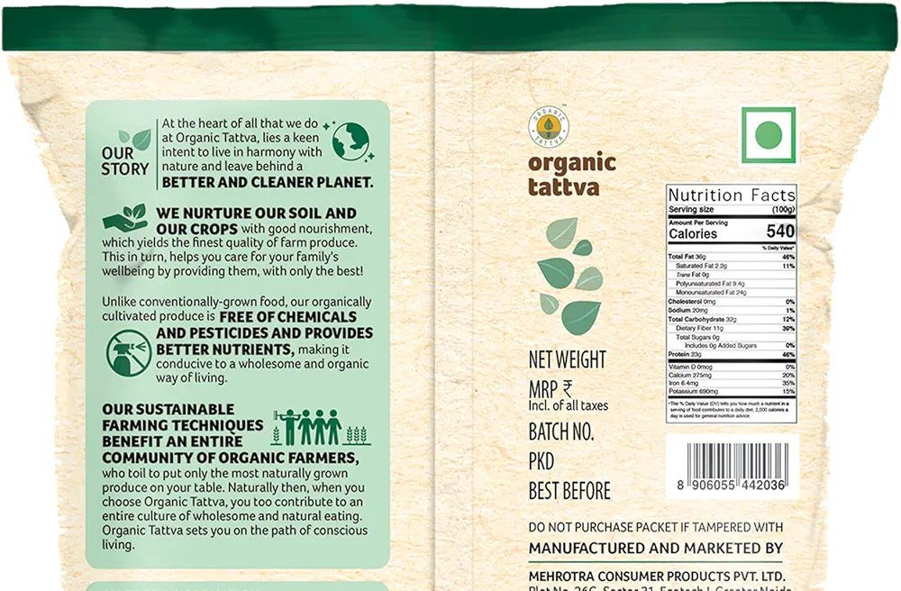 Organic Tattva Spices - Brown Mustard, 200g