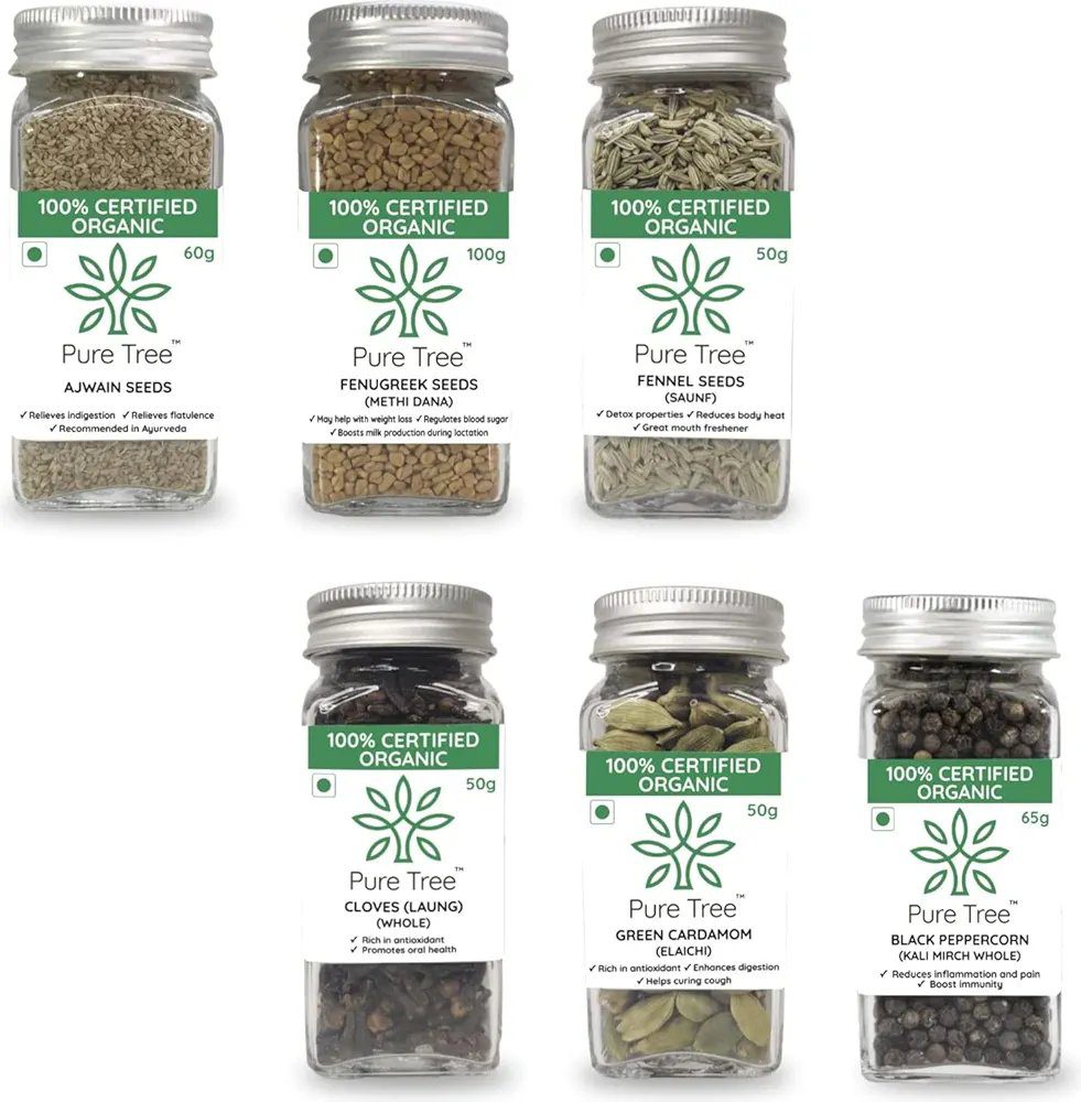 Pure Tree Certified Organic spice combo
