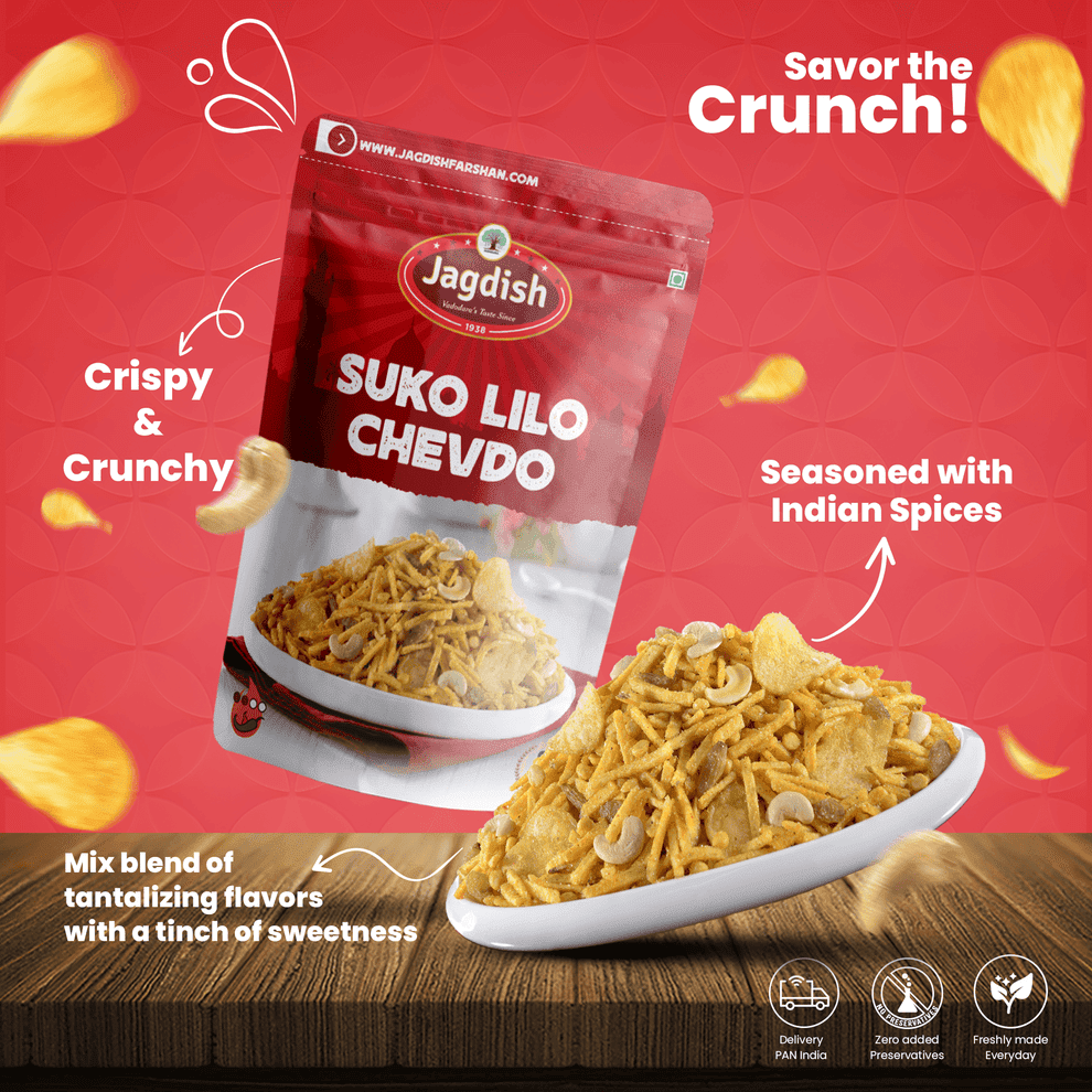 Jagdish Suko Lilo Chevdo-250 gms